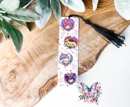 Forever Kawaii Friendship Graphic Design UVDTF Pen Wrap / Bookmark Decal