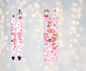 Pink Kawaii Friendship Graphic Design UVDTF Pen Wrap / Bookmark Decal