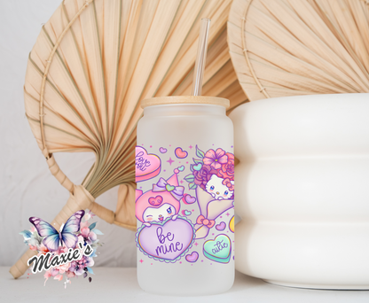 Be Mine ♥️ Hello-Kitty & Friends Graphic Design 16oz. UVDTF Cup Wrap