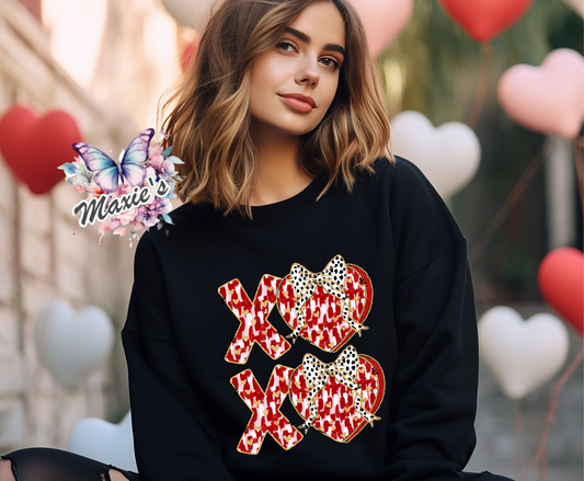 Retro X.O. 🎀 X.O. 🎀 Graphic Design DTF Transfer Print