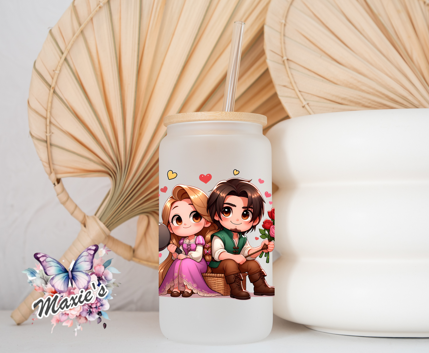 ✨️Double-Sided✨️ We Are Tangled 💕 Graphic Design 16oz. UVDTF Cup Wrap