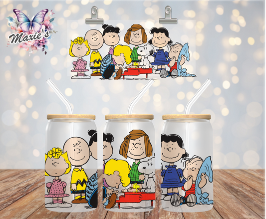 The Peanuts Graphic Design 16oz. UVDTF Cup Wrap