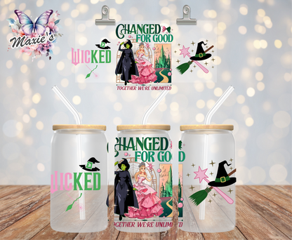 Changed For Good Wicked Graphic Design 16oz. UVDTF Cup Wrap