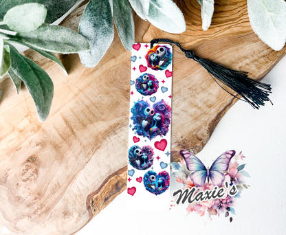 Jack & Sally ❤️ Love Story UVDTF Pen Wrap/Bookmark Decal