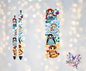 Talavera Princess Dolls Theme UVDTF Pen Wrap/Bookmark Decal