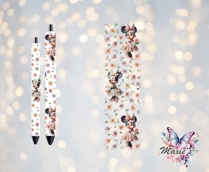 Daisy 🏵 Minnie Graphic Design UVDTF Pen Wrap/Bookmark Decal