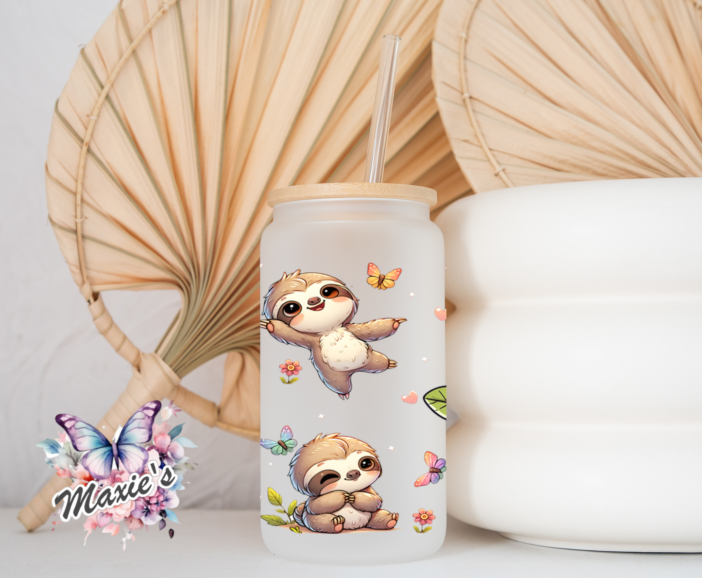 Necessary Slothlification Cute Graphic Design 16oz. UVDTF Cup Wrap