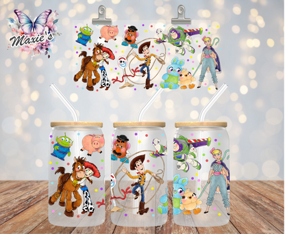 Pixar Toy Story Theme 16oz. UVDTF Cup Wrap