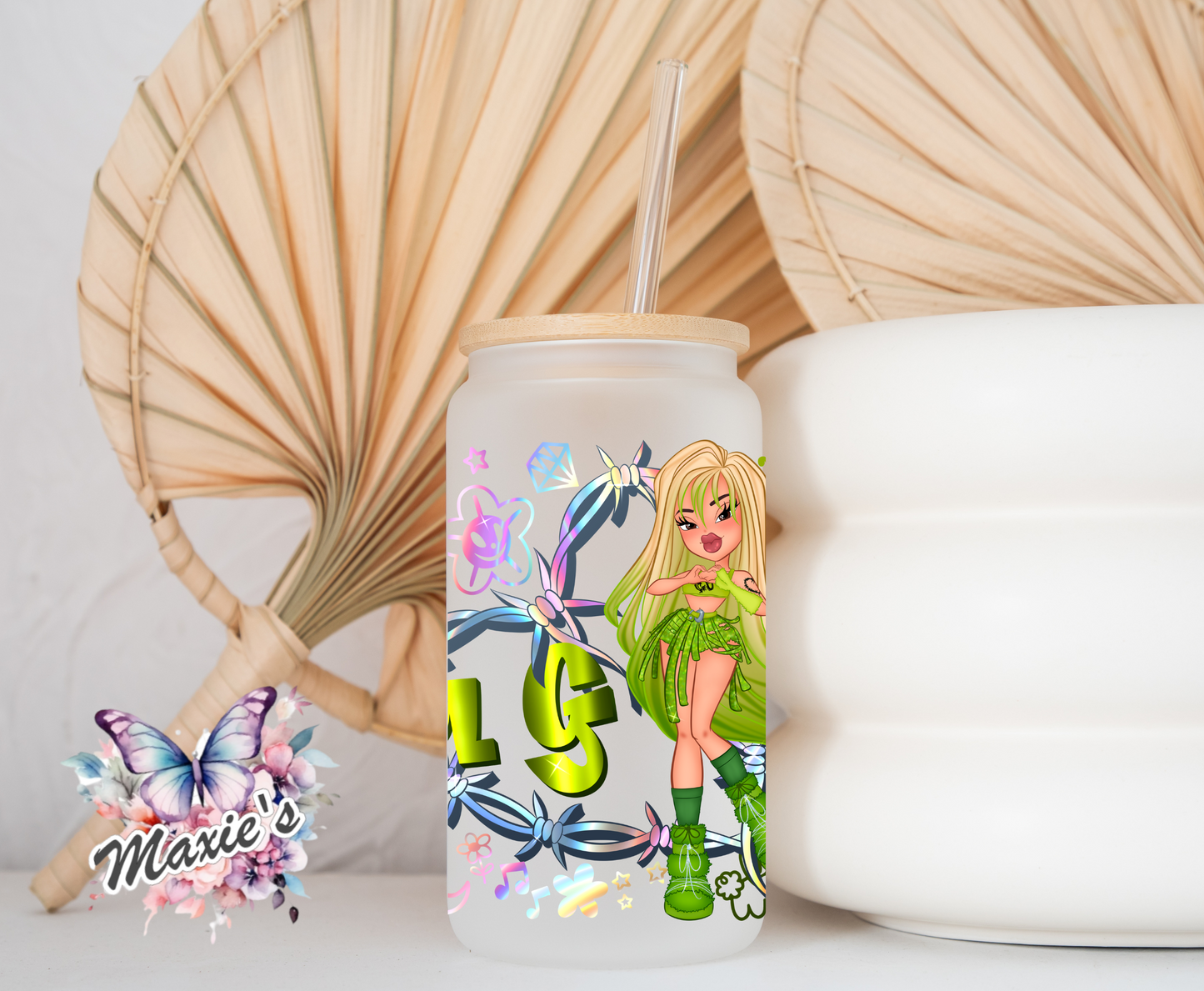 ✨️Double-Sided✨️ Monogram Karol G Graphic Design 16oz. UVDTF Cup Wrap