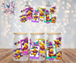 Mardi Gras Pooh bear Graphic Design 16oz. UVDTF Cup Wrap