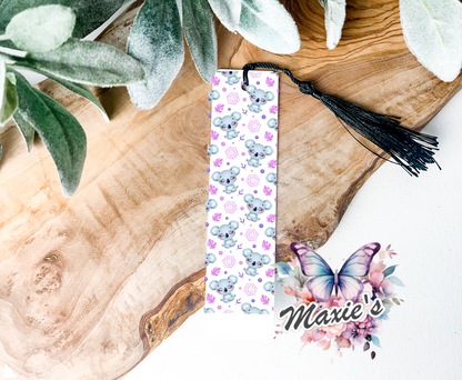 Floral Koala Bear 🐨 Theme UVDTF Pen Wrap/Bookmark Decal