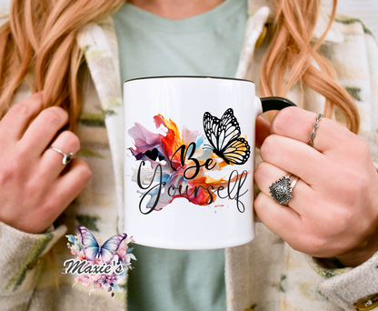 Be Yourself Color Splashed Sublimation Print Decal