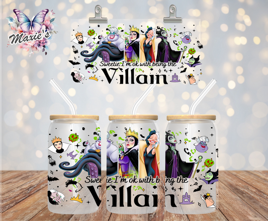 ✨️ Double-Sided ✨️ Disney Villain Queens Graphic Design 16oz. UVDTF Cup Wrap