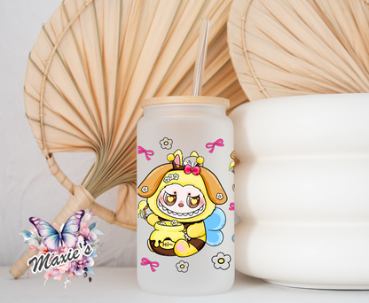 Honey Bee Labubu Graphic Design 16oz. UVDTF Cup Wrap
