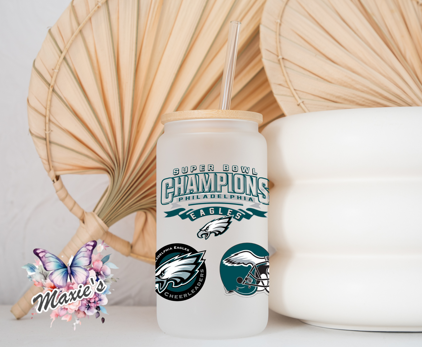 Philadelphia/ Eagles Team Graphic Design 16oz. UVDTF Cup Wrap