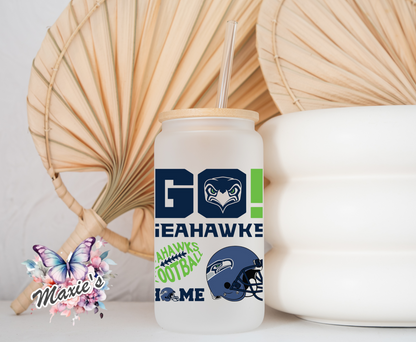 Seattle/ Seahawks Team Graphic Design 16oz. UVDTF Cup Wrap