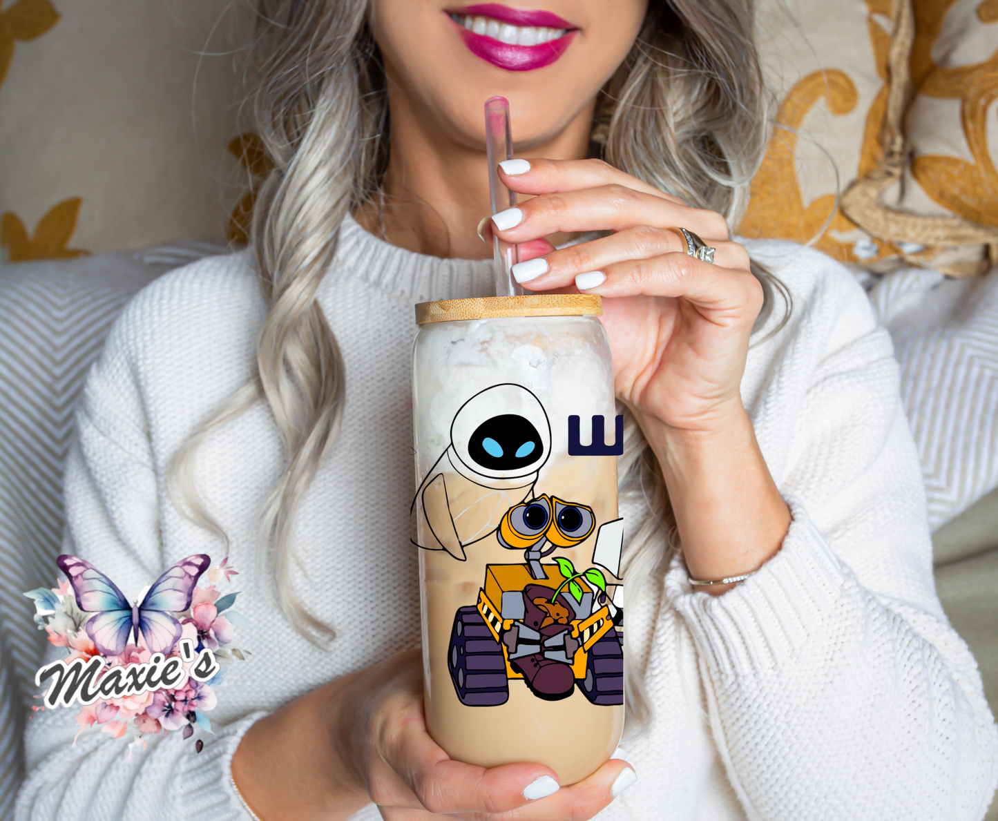Wall-E Animation Graphic Design 16oz. UVDTF Cup Wrap
