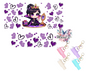 Baby Queen Grimhilde Graphic Design UVDTF Mini Tumblr Keychain Decal