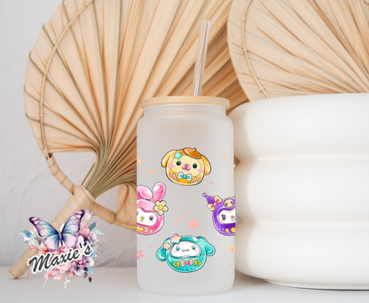 Kawaii Squishmallows Graphic Design 16oz. UVDTF Cup Wrap