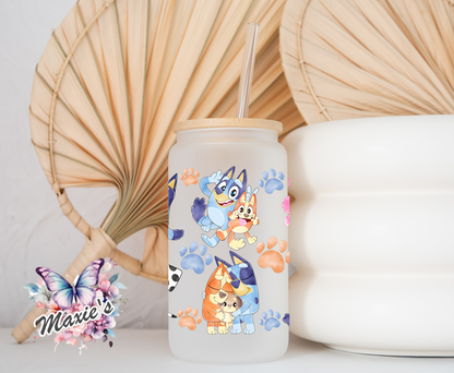 Bluey & Friends Graphic Design 16oz.  UVDTF Cup Wrap