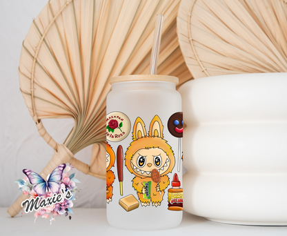Bocadillos Mexicanos Theme Labubu 16oz. UVDTF Cup Wrap