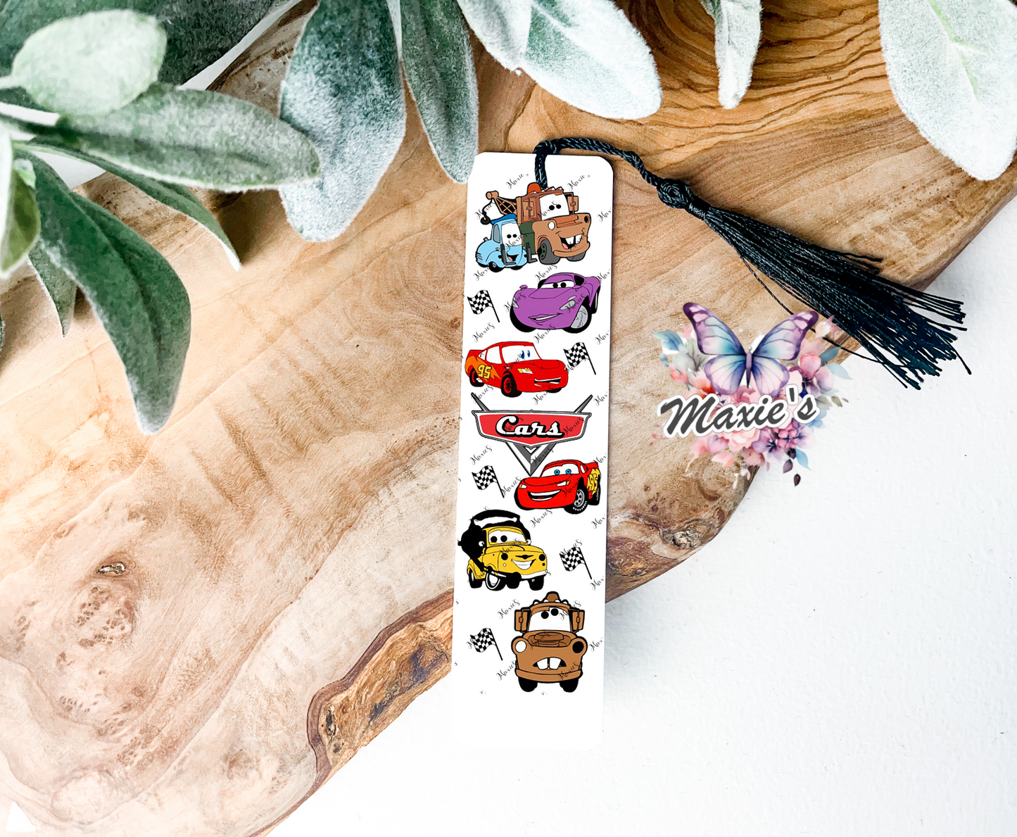Cars Animation Theme UVDTF Pen Wrap/Bookmark Decal