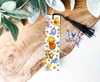 Fun Day With Winnie The Pooh & Friends Graphic Design UVDTF Pen Wrap/Bookmark Decal
