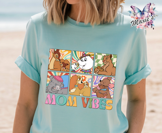 Disney Mom Vibe Animation Graphic Design DTF Transfer Print