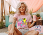 Anti-Social Moms Club Retro Graphic Design DTF Transfer Print