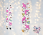 Melody Bunny Graphic Design UVDTF Pen Wrap/Bookmark Decal