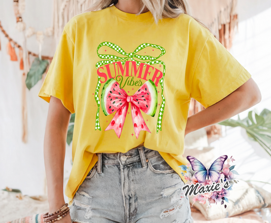 Summer Watermelon 🍉 Conquette Graphic Design DTF Transfer Print