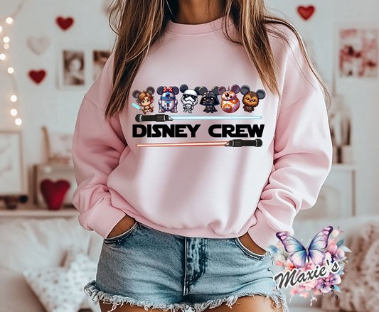 Disney Crew Cute Characters DTF Transfer Print