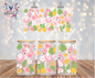Floral Flamingo Paradise Graphic Design 16oz. UVDTF Cup Wrap