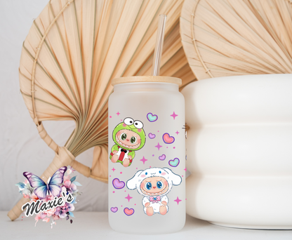 Kawaii Labubu Friends Graphic Design 16oz. UVDTF Cup Wrap