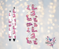Cheahire Cat Graphic Design UVDTF Pen Wrap/ Bookmark Decal