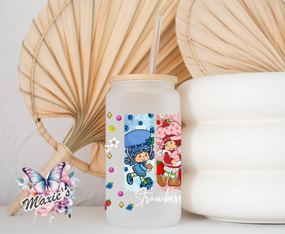 Strawberry ShortcakeClassic Girls Graphic Design 16oz. UVDTF Cup Wrap