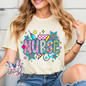 Retro Nurse Graphic Design DTF Transfer Print