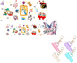 Alice In Wonderland Graphic Design UVDTF Mini Stanley Tumblr Keychain Decal