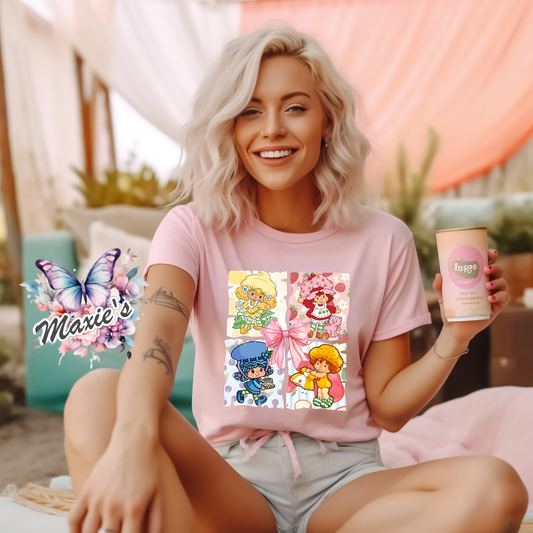 Strawberry Shortcake Girls Graphic Design DTF Transfer Print