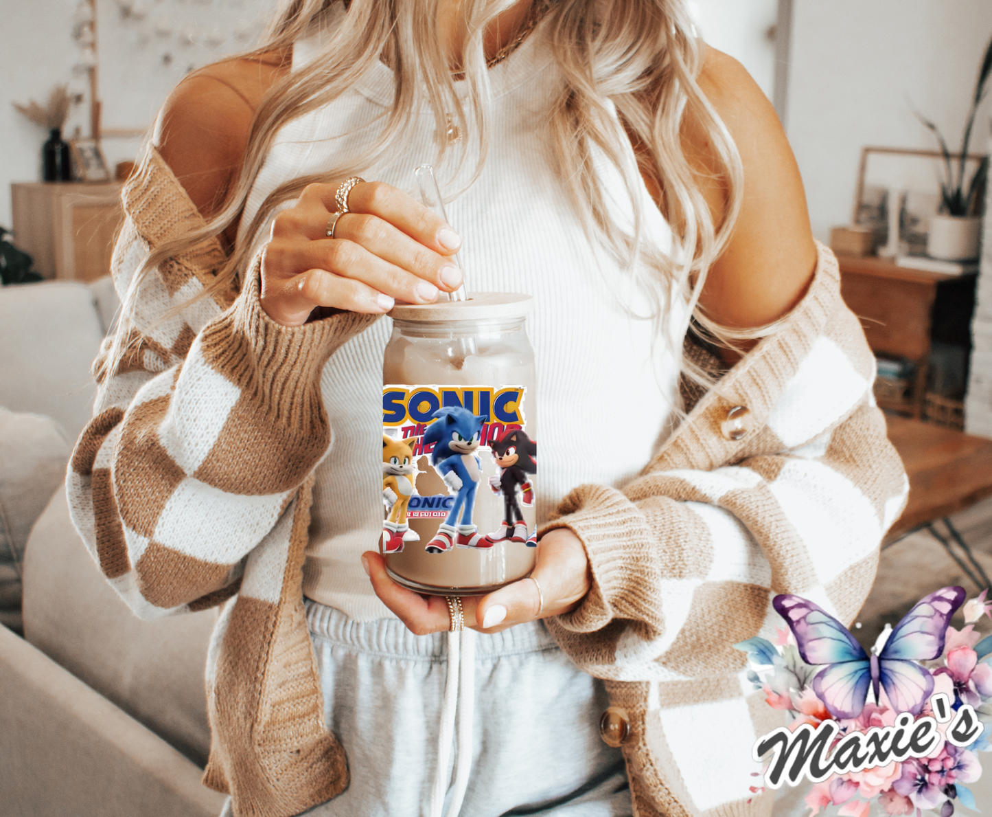 Super Sonic Team Graphic Design 16oz. UVDTF Cup Wrap