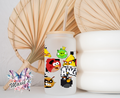 Angry Birds Graphic Design 16oz. UVDTF Cup Wrap