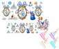 Princess Cinderella Graphic Design UVDTF Mini Stanley Tumblr Keychain Decal