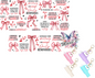 Pink Coquette Daily Positive Affirmation UVDTF Mini Stanley Tumblr Keychain Decal