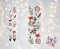 Sips & Trips Graphic Design UVDTF Pen Wrap/Bookmark Decal