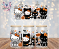 ✨Double-Sided ✨️ Spooky Halloween Hello-Kitty Graphic Design 16oz UVDTF Cup Wrap