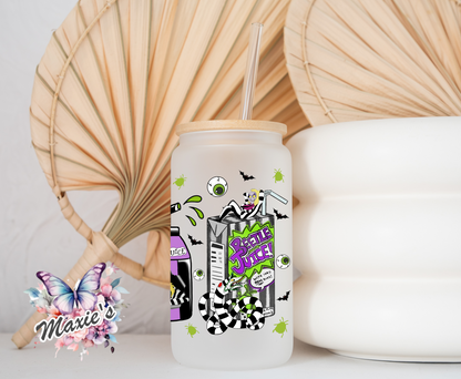 Beetlejuice Boxes Graphic Design 16oz. UVDTF Cup Wrap