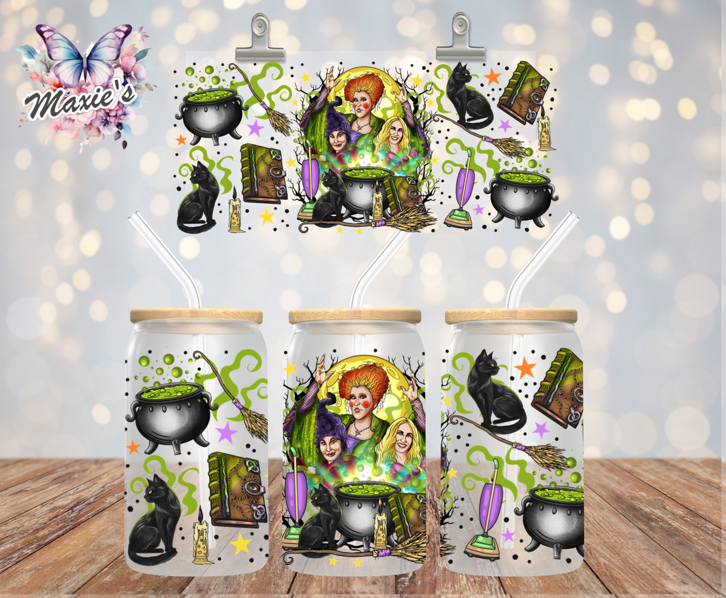 Hocus Pocus Animation Graphic Design 16oz. UVDTF Cup Wrap