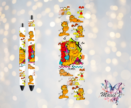 Garfield & Oldie Graphic Design UVDTF Pen Wrap/Bookmark