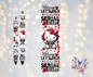 Pennywise Kitty Graphic Design UVDTF Pen Wrap/Bookmark Decal