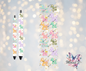 Colorful Balloon Dogs Daisy Theme UVDTF Pen Wrap/ Bookmark Decal